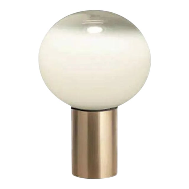 Mattheo Thun 'Laguna 16' Glass and Gold Metal Table Lamp for Artemide For Sale