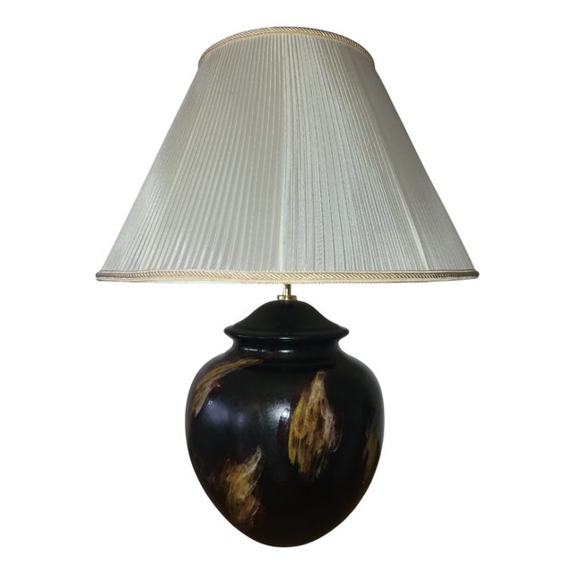 Ceramic Lamp by Hubert Olivier, France, 1980 For Sale