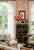 Vintage Chinoiserie Black Lacquered Large 4 Door Soapstone Decorative Storage Cabinet For Sale - Image 18 of 18