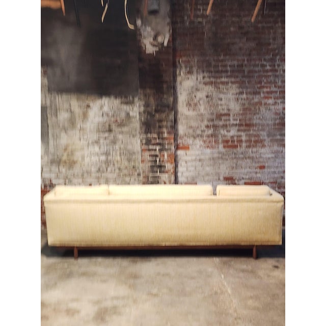 Frank Lloyd Wright Taliesin Sofa, Mahogany, Mid-Century Modern, 1955 For Sale - Image 10 of 11