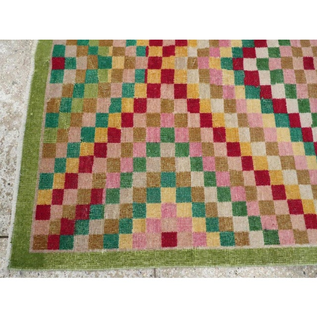 Textile Galerie Shabab Collection Mid-20th Century Turkish Anatolian Art Deco Rug For Sale - Image 7 of 10