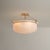 Reimagining a vintage design with looping metalwork, the Lowerre semi-flush mount brings just the right amount of style to...