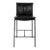 Bentley Black Leather Counter Stool For Sale