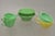 Plastic Vintage Art Deco Green & Yellow Bonny Ware Safetyware Bowl Set - 8 Pc Set For Sale - Image 7 of 7