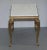 French Brass Framed Side Tables with Italian Marble Tops, 1900s, Set of 2 For Sale - Image 4 of 15