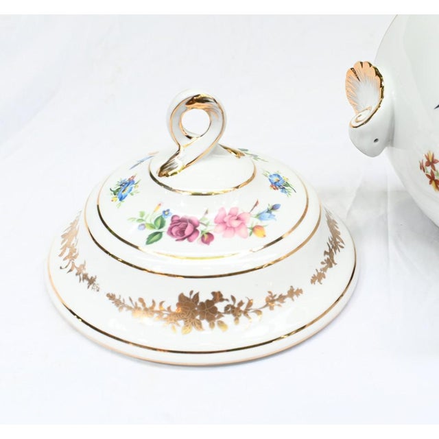 Ceramic French Sevres Porcelain Lidded Pots with Parrots, Set of 2 For Sale - Image 7 of 9