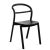 Contemporary Set of Kastu Black Chairs by Made by Choice For Sale - Image 3 of 11