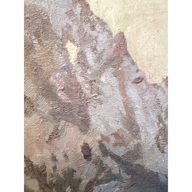 Large Alex Weise Landscape Alps Original Oil Painting For Sale In New York - Image 6 of 12