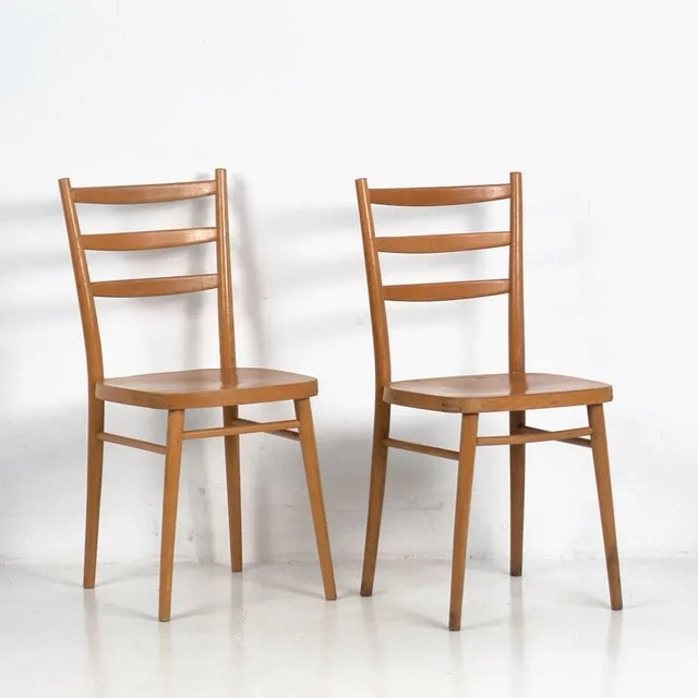Set of Vintage Style Dining Chairs (c.1950). Set of 2 Pieces, Set of x For Sale - Image 9 of 9