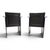Solaria Chairs in Black Leather by Tito Agnoli for Arrben, 1970s, Set of 2 For Sale - Image 12 of 18