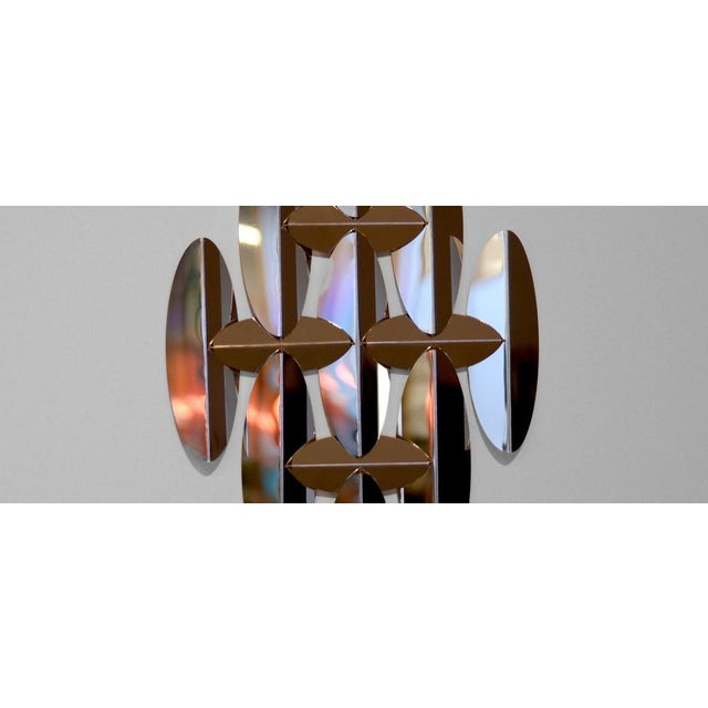 Contemporary Ino Medium Wall Mirror in Polished Aluminum by Martens & Visser For Sale - Image 3 of 6