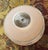 Glass Vintage Frosted Glass Ceiling Light Shade With Applied Vine Motif – Beaded Rim Flush Mount, 10.3” For Sale - Image 7 of 11