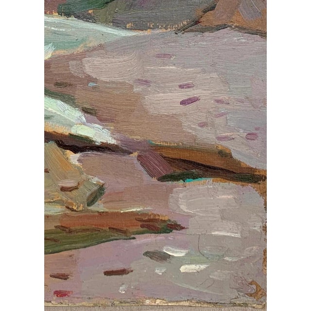 Original Seascape Oil Painting, Ukrainian Artist, 1959 31-24 For Sale - Image 6 of 6