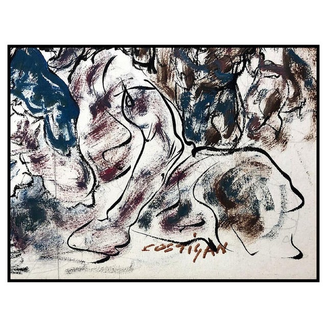 Figurative Early 20th Century The Restless Road, John E. Costigan For Sale - Image 3 of 4