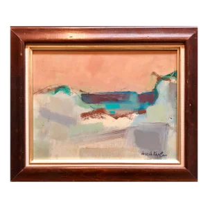 Joseph Kaplan, Abstract Expressionist Provincetown Seascape Oil Painting