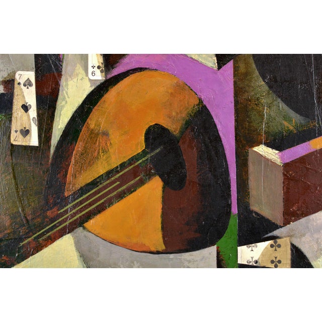 Janis Zemitis, In the Middle of Night, 2004, Oil Painting on Cardboard For Sale - Image 3 of 6