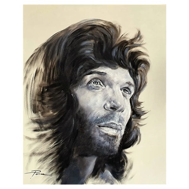 José Luis Pagador Ponce, Camarón - Leyenda, 2000s, Oil For Sale