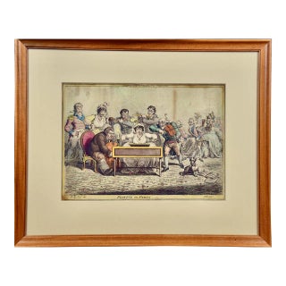 "Playing in Parts": A 19th Century James Gillray Hand-Colored Musical Caricature, 1801 For Sale