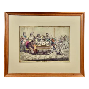 "Playing in Parts": A 19th Century James Gillray Hand-Colored Musical Caricature, 1801