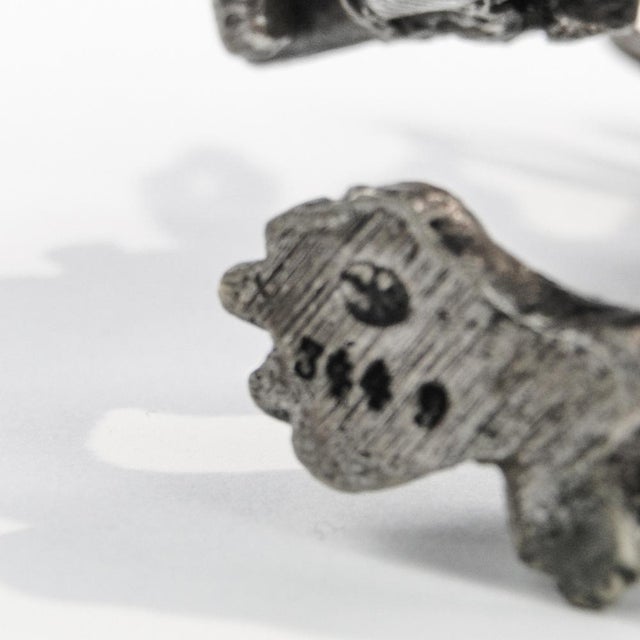 Black Biedermeier Figurative Stand for Fraget, Poland, 1890s, 1860 For Sale - Image 8 of 15