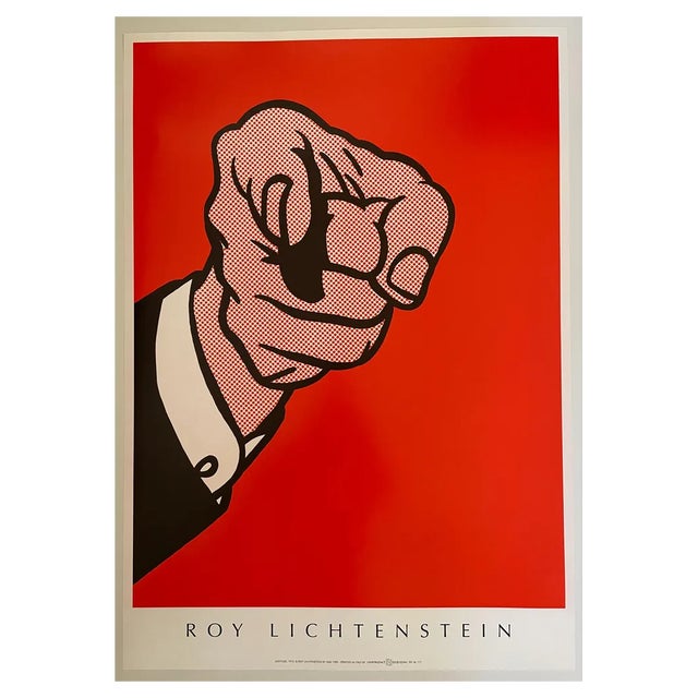 Roy Lichtenstein, Untitled, 1973, Original Lithograph Poster For Sale