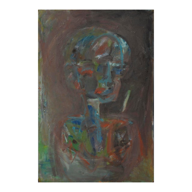 Looking Away - Figurative Abstract by Daniel David Fuentes For Sale