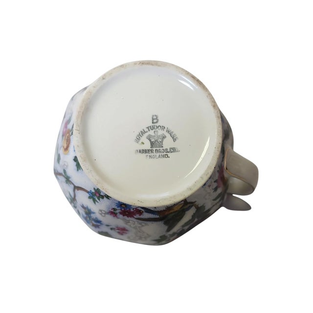 1940s Chinoiserie Barker Brothers Royal Tudor Ware Lorna Doone Pitcher For Sale In Atlanta - Image 6 of 6