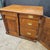 Late 19th Century Victorian Oak Raised Paneled Door Cabinet W/3 Drawers For Sale - Image 13 of 16