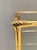 Rectangular Gold Aluminum Console Table, 1980s For Sale - Image 11 of 15