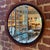 Round Teak Mirror Denmark (1960s) For Sale - Image 3 of 4
