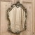 Rococo Antique Italian Baroque Patinaed Giltwood Mirror For Sale - Image 3 of 12