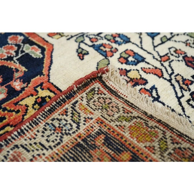 Late 18th Century Antique Sarouk Rug 4'3'' x 6'10'' For Sale - Image 9 of 9