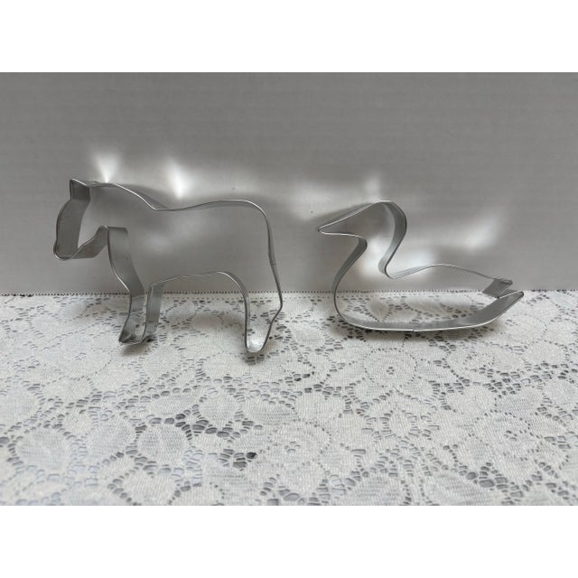 Farmhouse Sweet Set of Metal Farmhouse Cookie Cutters, Set of Five For Sale - Image 3 of 8