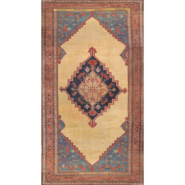 Pasargad Home Antique Bakhshayesh Area Rug- 11' 1" X 20' 6" For Sale