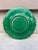 English Green Majolica Leaves Plate Circa 1880 For Sale - Image 4 of 4