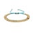 Fish Scale Turquoise & Gold Cord Bracelet For Sale In Miami - Image 6 of 6