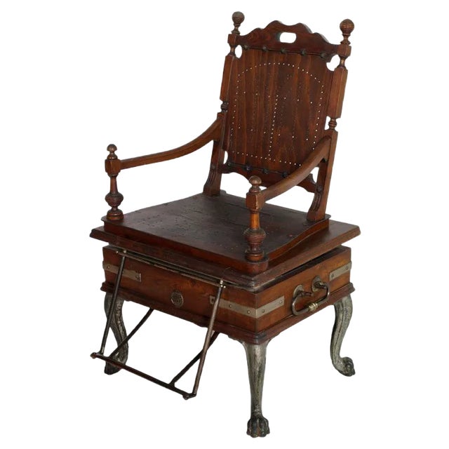 19th Century Massage Armchair from Florenz Wien For Sale