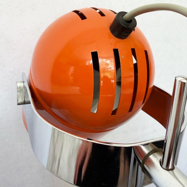 Orange Combi Lux Table Lamp by Stanislav Indra for Lidokov, 1970s For Sale - Image 6 of 10
