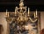 19th Century French Louis XV Patinated Bronze Dore Eight-Light Chandelier For Sale - Image 4 of 12