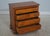 Traditional Vintage Bench Made Tiger Maple 4 Drawer Bachelor Chest For Sale - Image 3 of 16