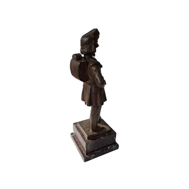 Bronze Sculpture of Soldier from Laganà Foundry, Naples, 1940 For Sale - Image 6 of 10