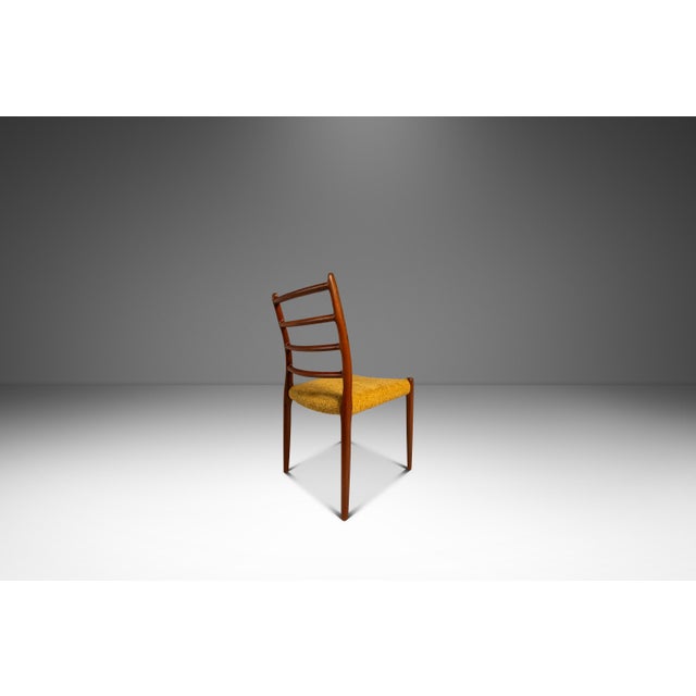 This beautifully proportioned bespoke Model No. 78 ladderback dining chair by Niels Møller for J.L. Møllers Møbelfabrik...
