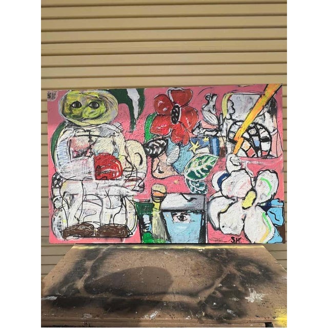Scott Harper Mixed Media Painting titled “M83” 40 x 60 2024 For Sale In West Palm - Image 6 of 11