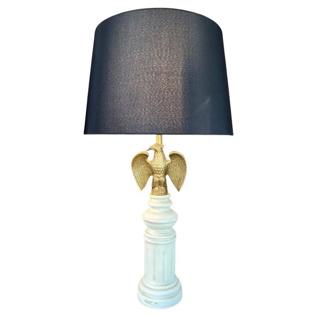Mid-Century Modern 1960s Mid-Century Federalist Style Eagle Lamp For Sale - Image 3 of 9
