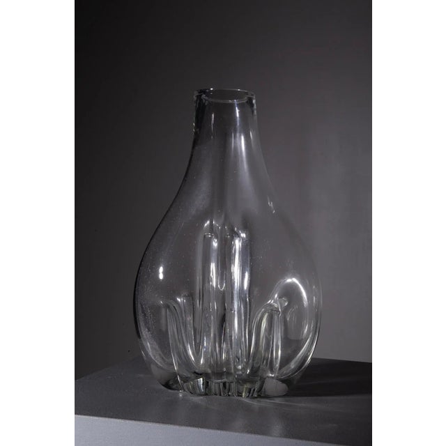 Eccentric Murano Vase by Toni Zuccheri, 1970s For Sale - Image 8 of 8