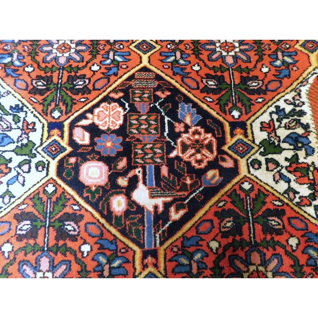 Vintage Bakhtiar Style Hand Knotted Indian Rug. 8'3"x 10' For Sale - Image 13 of 16