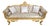 French Baroque Style Giltwood Sofa Settee For Sale
