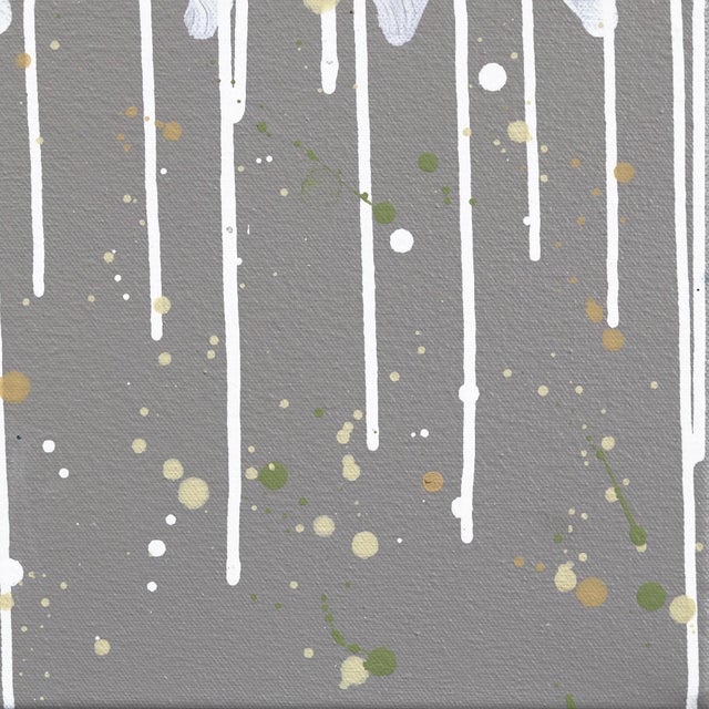 Listening to My Heart Song - Original Colorful Abstract Mixed Media Painting on Canvas by Amber Goldhammer For Sale In Los Angeles - Image 6 of 9