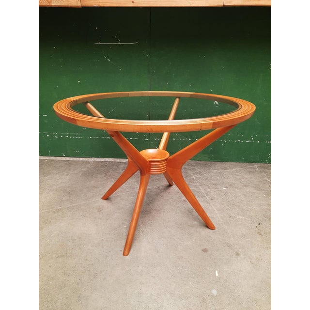 Brown Italian Spider Coffee Table from Paolo Buffa, 1950s For Sale - Image 8 of 8