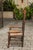 Brown English 1780s Oak William and Mary Style Open Arm Youth Chair with Rush Seat For Sale - Image 8 of 11